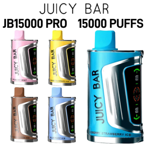 JUICY BAR JB15000 PRO MAX DISPOSABLE VAPE 15,000 PUFFS - 5CT