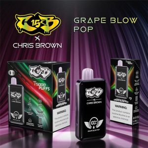 CHRIS BROWN 15000 PUFFS DISPOSABLE – DISPLAY OF 5